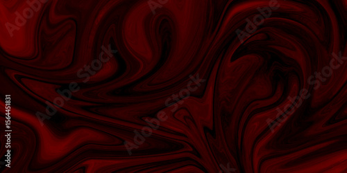Abstract background of dark red liquid marble surface liner design. marble liquid ink texture. ink backdrop with wavy pattern. liquify swirl dark red and black colour art. 