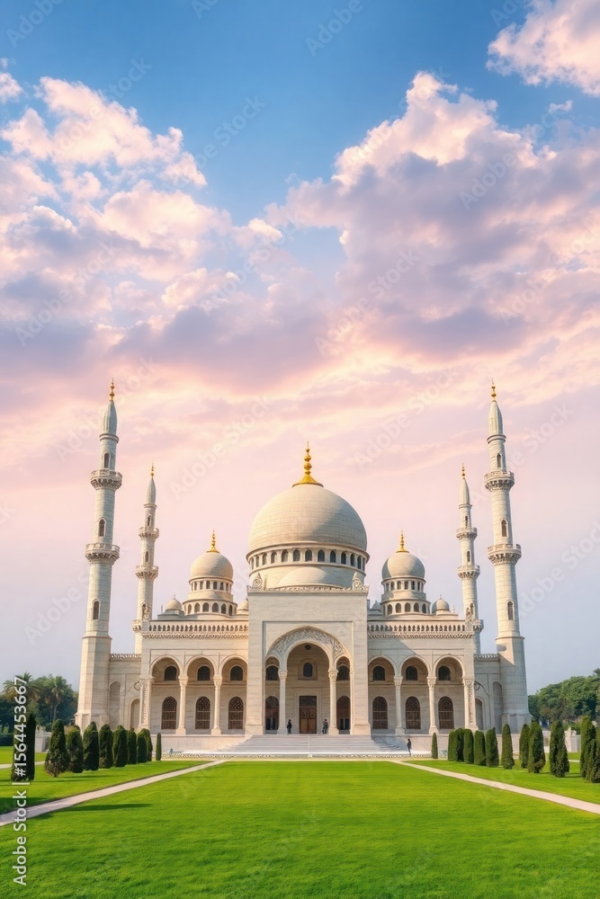 Naklejka premium copy space for text background mosque concept