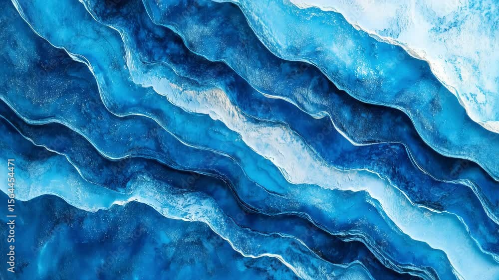 abstract blue ocean wave background