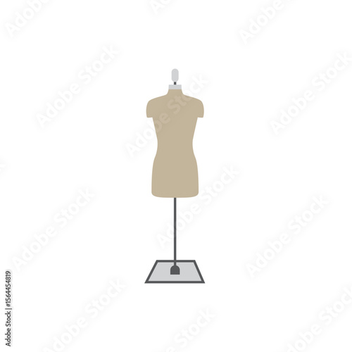 Icone mannequin isolated on white background