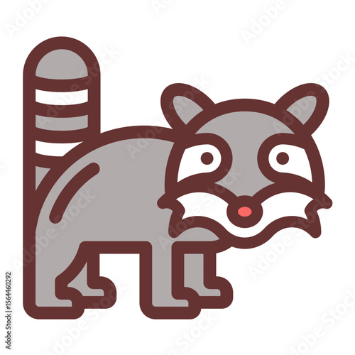 Clever Raccoon Icon