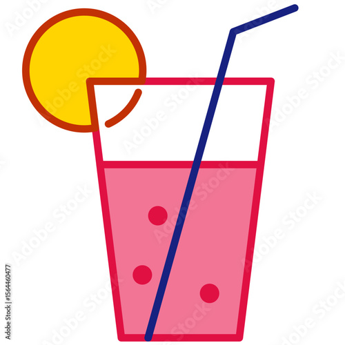 Cocktail / Drink with Straw