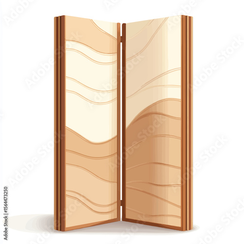 a folding screen or room divider
