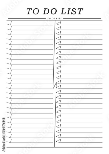Simple To Do List Template Pages