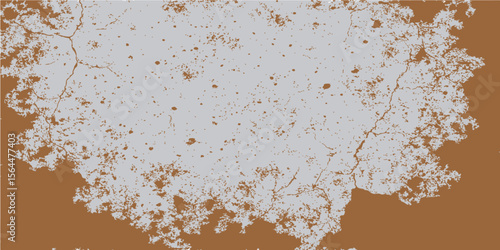 Aged brown metal grunge texture with rusty distressed patterns on a vintage wall surface