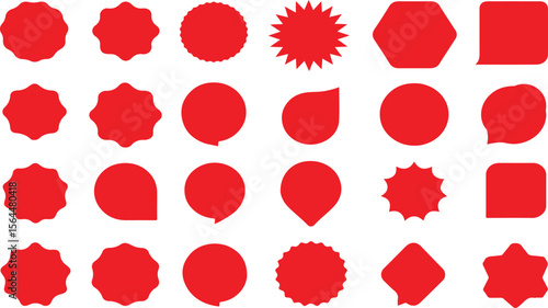 Red ink blots set with colorful watercolor paint design elements and heart shapes vector illustration