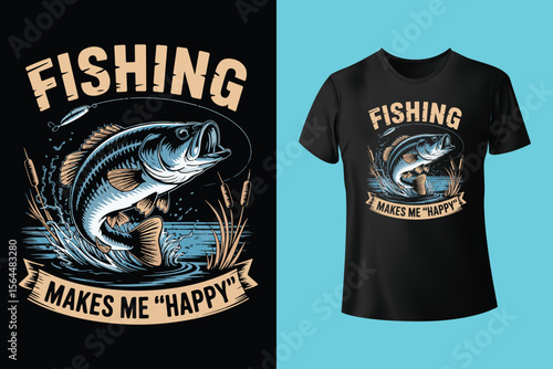 Fishing t-shirt design, Fishing vintage t-shirt , vintage fishing t-shirt graphic illustration, Fishing vector