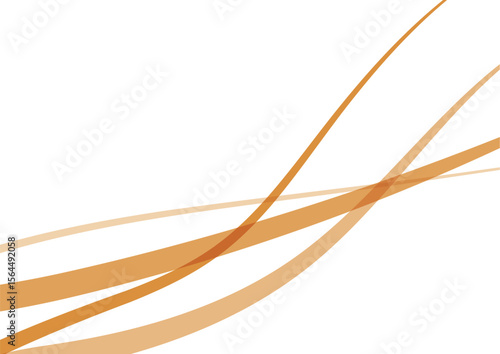 オレンジ色のウェーブ背景