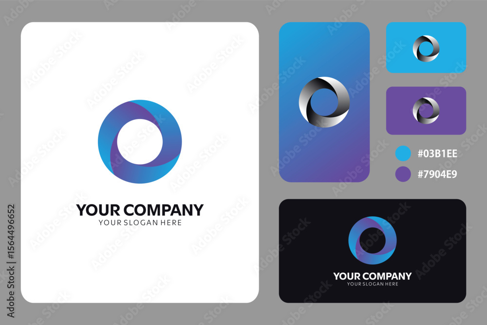 Fototapeta premium Stunning modern logo design perfect for your brand needs elegant and professional corporate identity