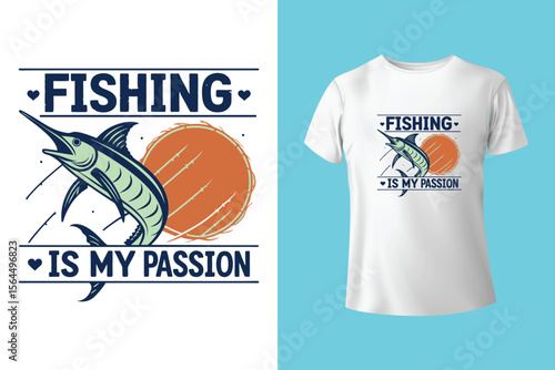 Fishing t-shirt design, Fishing vintage t-shirt , vintage fishing t-shirt graphic illustration, Fishing vector