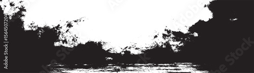 Grunge black and white crack paper texture design and texture of a concrete wall with cracks and scratches background 