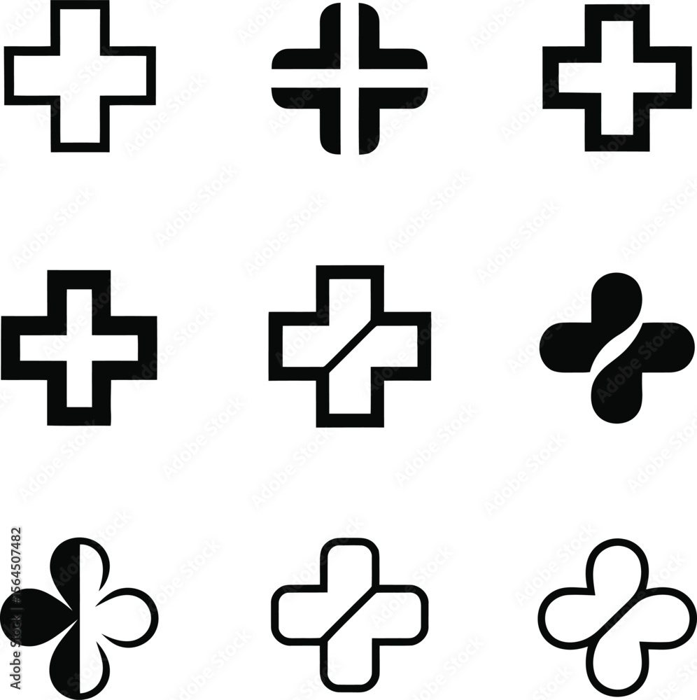 Obraz premium plus and minus