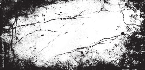  Black and white texture vector. Distressed overlay texture. Grunge background. Abstract textured effect. Vector Illustration