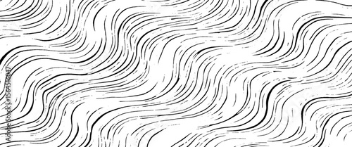 Vector Style Distressed Line Texture Seamless Design