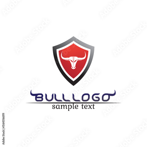 Bull horn logo and symbols template icons app vector Free Download Bull horn logo and symbols template icons app vector - GFXLoad