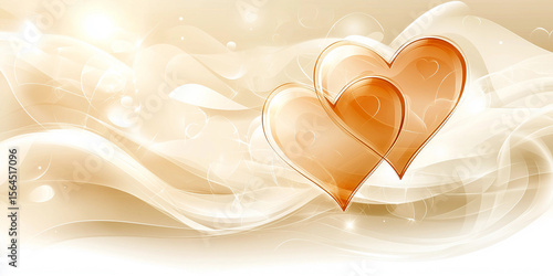 Valentine’s hearts image for banner and web backgrounds