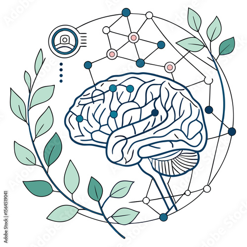 Neural Network Brain Connectivity A Visual Representation of Cognitive Networks