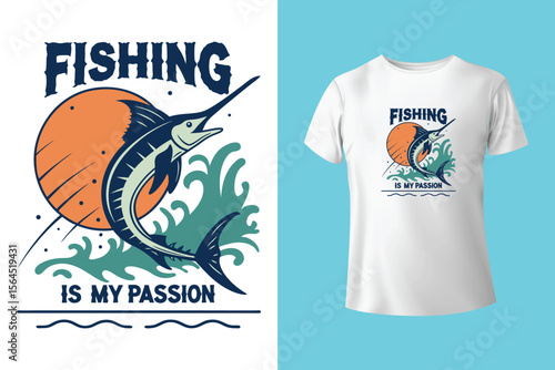 Fishing T-Shirt Design Vector t shirt design, Fishing t-shirt, fishing t-shirt design, custom funny vector typography , graphic designs, fish man , Modern fishing t-shirt design for fishing lover.