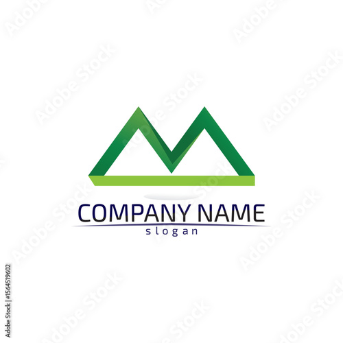 Mountain nature landscape  logo and symbols  icons template vector