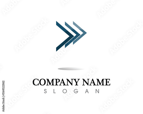 Arrows vector illustration icon Logo Template design