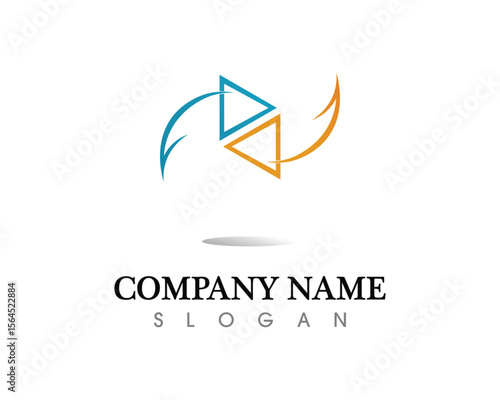 Arrows vector illustration icon Logo Template design