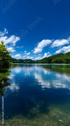 Wallpaper Mural Ethereal Reflection: A Tranquil Symphony on the Lake Torontodigital.ca