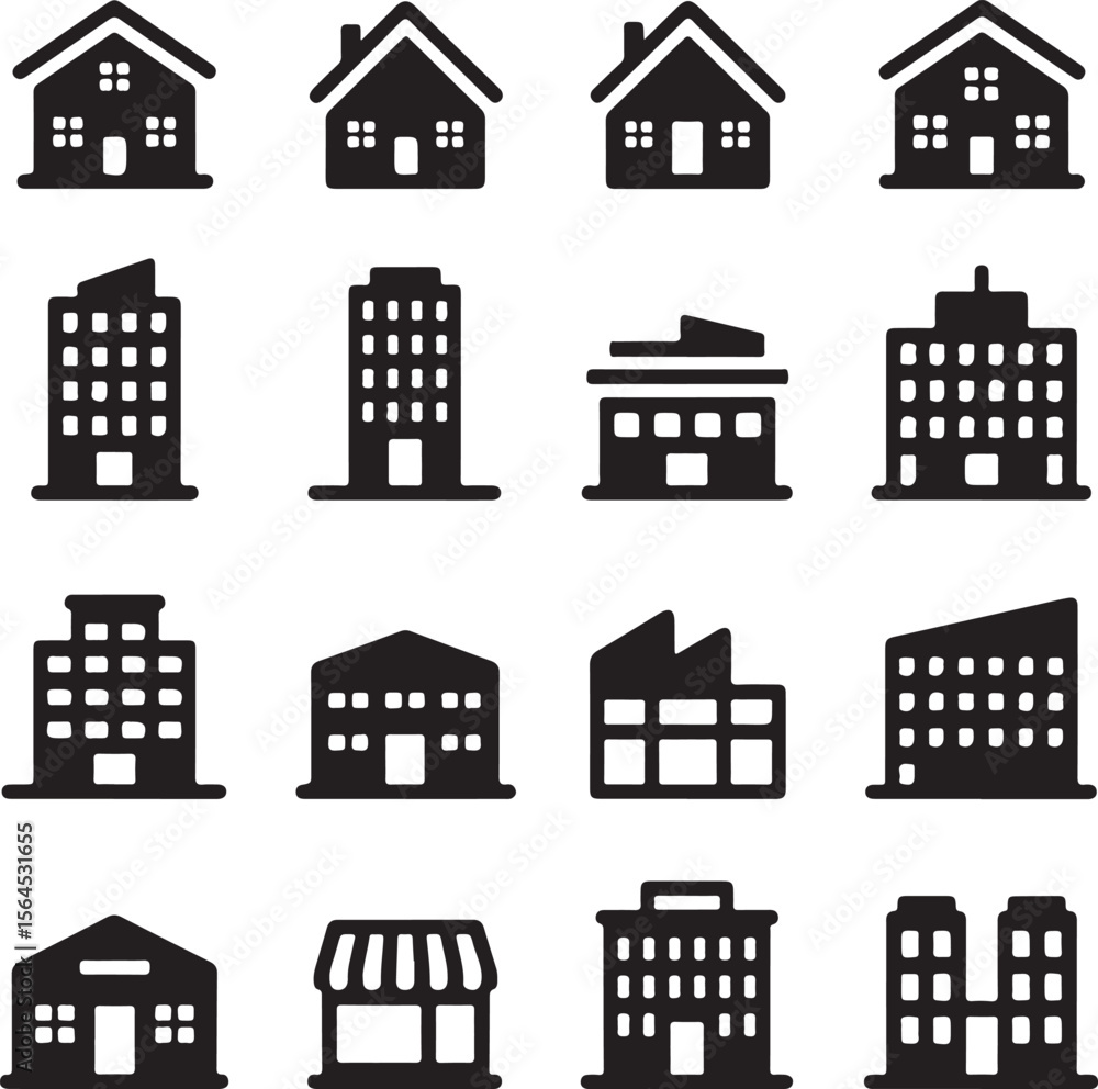 Fototapeta premium Cozy House Silhouette Vector ClipartMinimalist Home Outline Design for Print and CutRustic Cottage Silhouette – SVG & PNG FileModern House Icon – Simple Black SilhouetteVintage Home Silhouette