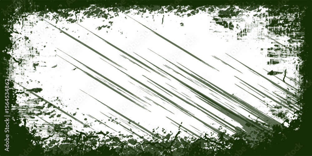 Fototapeta premium Vector grunge frame.Black and white distress background