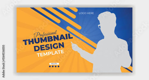 Creative thumbnail professional billboard design template