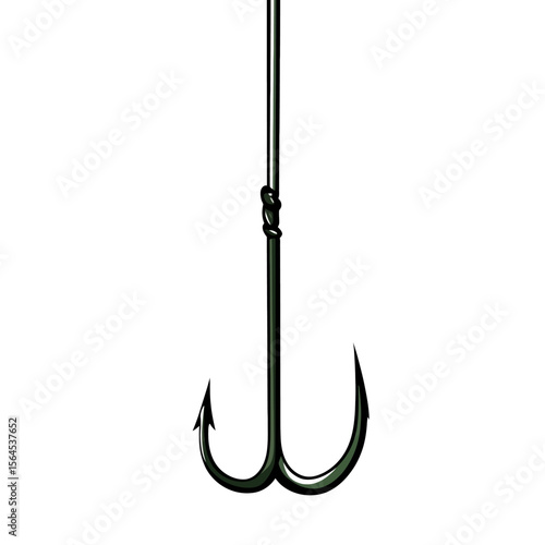 fishing hook vector