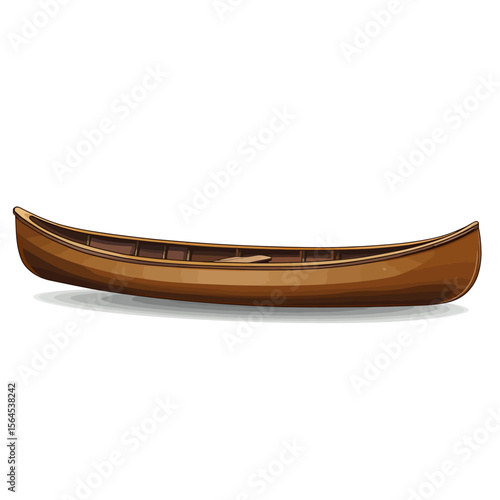 old wooden boat on white 