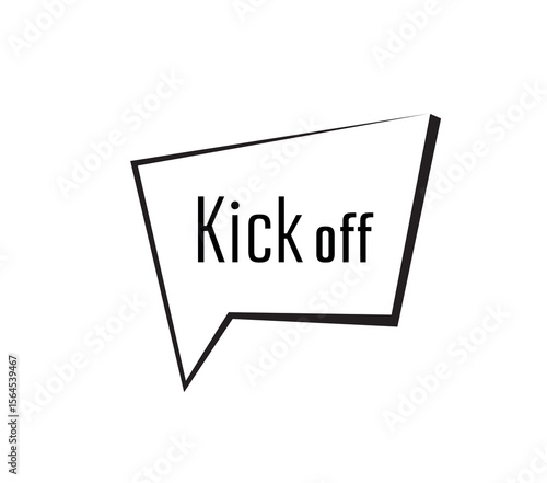 kick off sign	