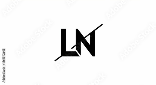 Stylish monogram ln logo design Free Download Stylish monogram ln logo design - GFXLoad