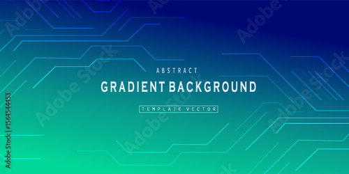 Digital technology speed connect blue green background, cyber nano information, abstract communication, innovation future tech data, internet network connection, Ai big data, line dot illustration