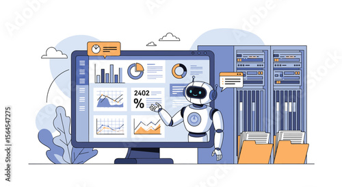 Ai powered data analysis and business intelligence for digital transformation