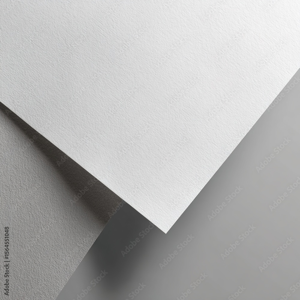 Blank white paper sheet, slightly angled, on a muted neutral background. High quality Blank white paper sheet, slightly angled, on a muted neutral background. High quality