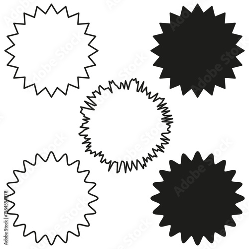 Cogwheel pair icon. Abstract gear shapes. Mechanical teeth graphic. Vector machine element.