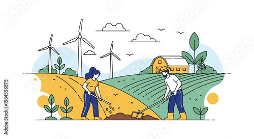Sustainable farming practices for a greener future and healthy crops