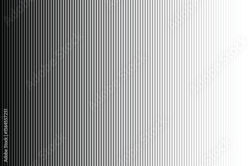 Halftone gradient lines, black vertical parallel stripes