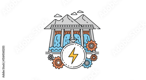 Hydroelectric power generation utilizing sustainable water resources for clean energy production