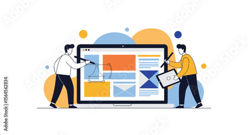 Innovative web design process engaging visuals for modern digital experiences