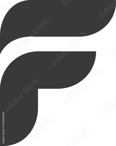 Letter F Logotype Element