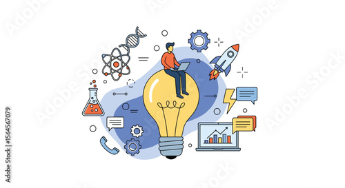 Innovative idea generation and development process for business growth
