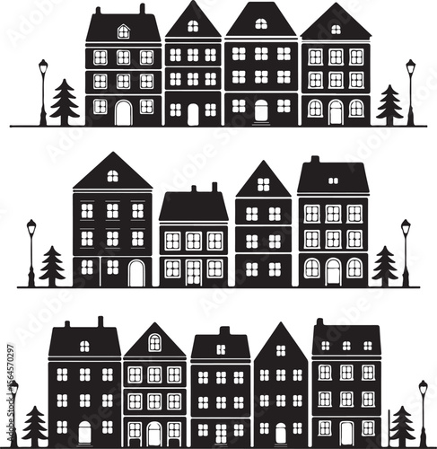 Classic House Silhouette Vector Illustration

Modern Home Icon for Real Estate and Construction Use

Black House Silhouette for Web and Graphic Design

Traditional Family Home Silhouette Clipart

Mini