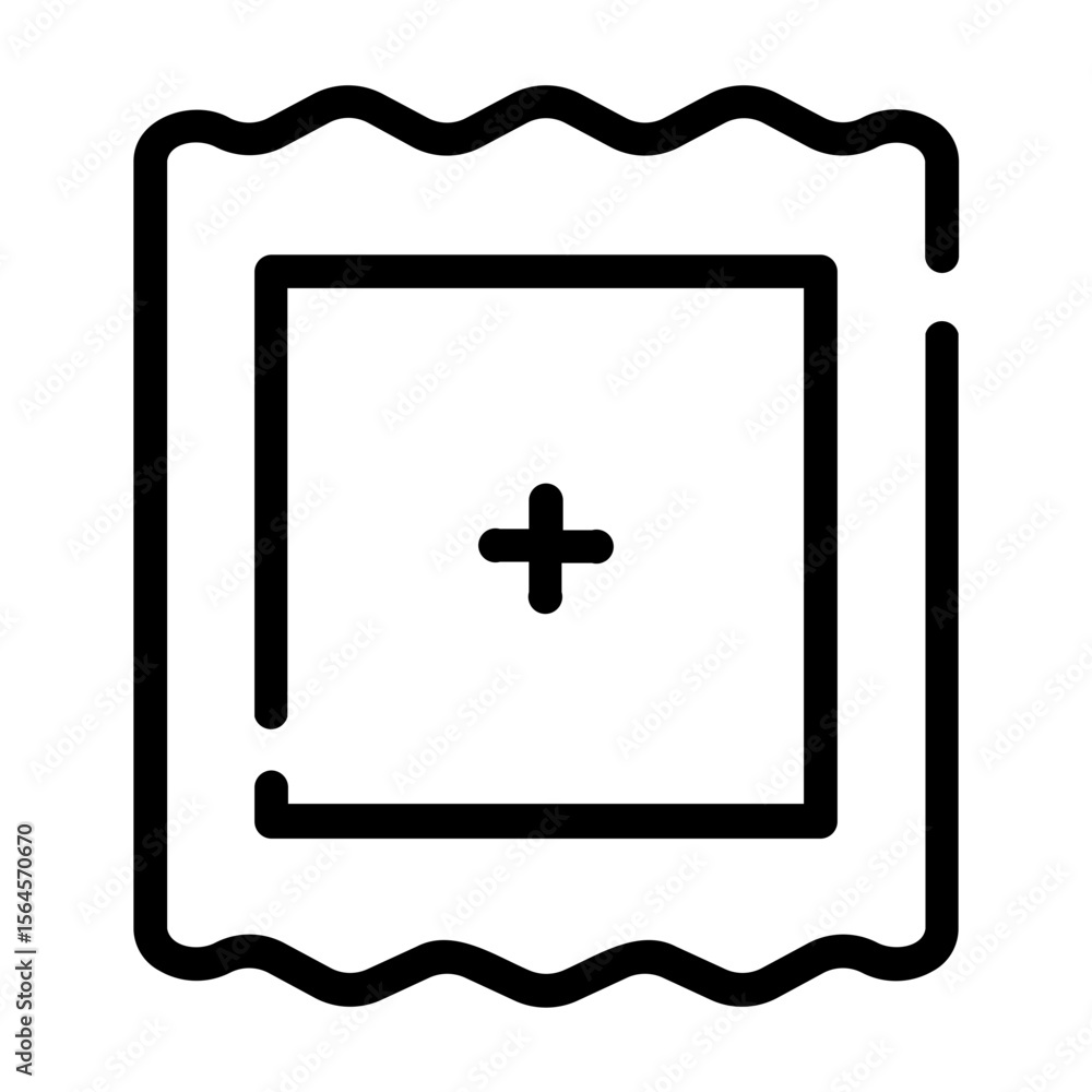 Obraz premium frame Line Icon