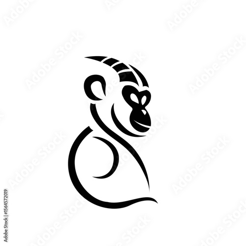 Photography monkey Logo or icon in Ai Format