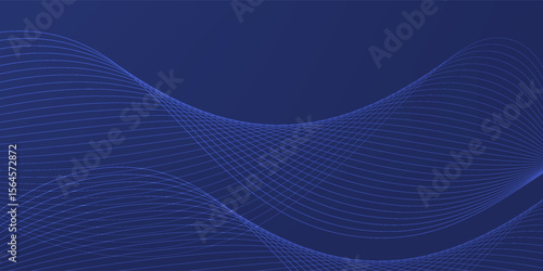Premium background design with diagonal dark blue line pattern. Vector horizontal template for digital lux business banner, contemporary formal invitation,