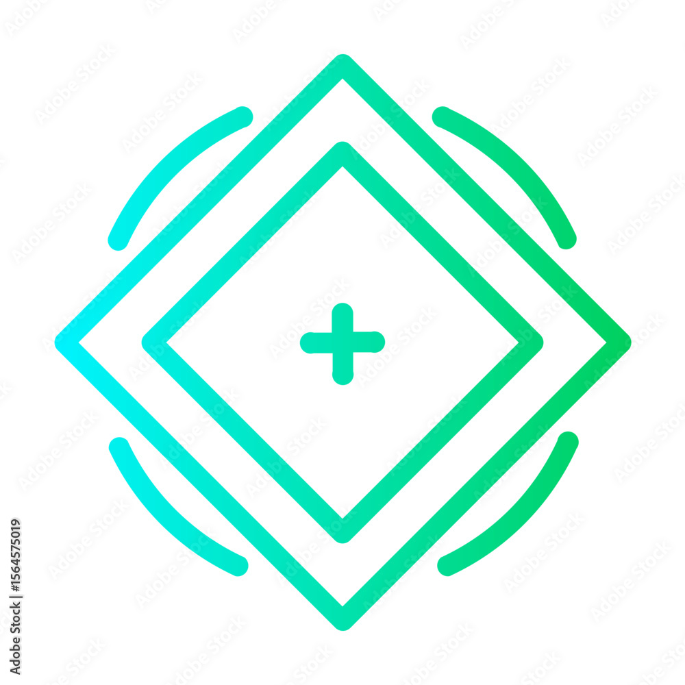 Obraz premium decoration Line Gradient Icon