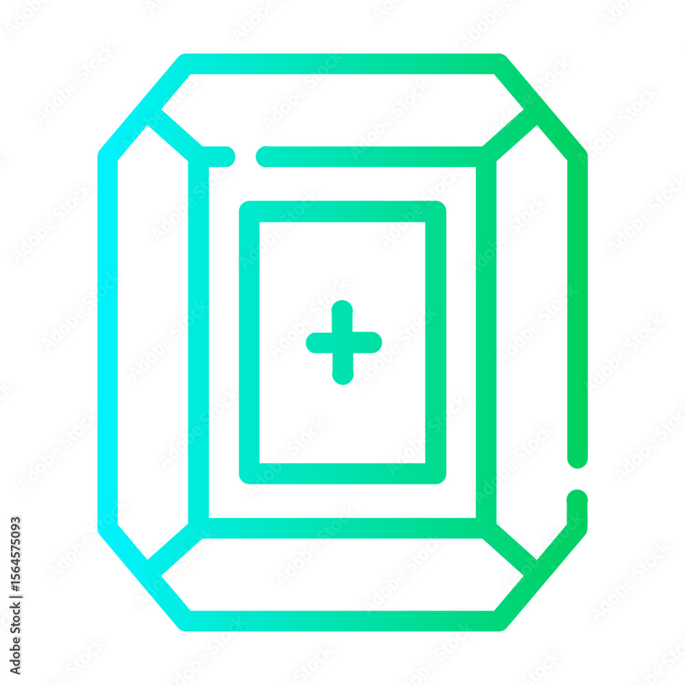 Fototapeta premium frames Line Gradient Icon