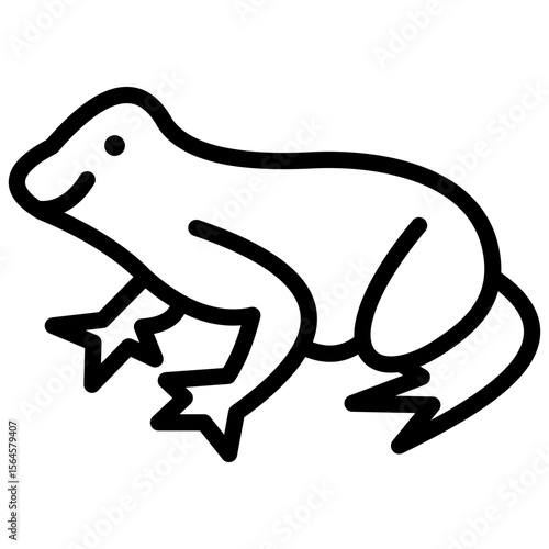reptiles line icon